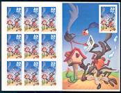 Wile E. Coyote & Road Runner Mint Sheet of 10 Stamps Imperforate 10th Stamp